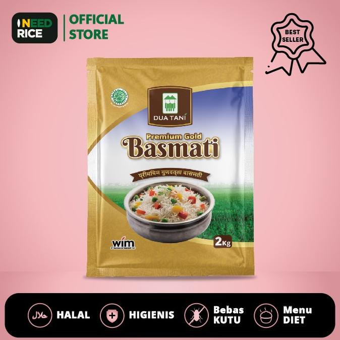 

beras basmati dua tani 2kg- halal cocok untuk nasi kebuli