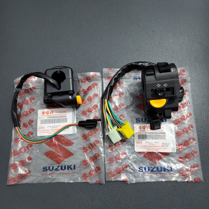 Terlaris Saklar Switch 2Pcs Kanan Kiri Tombol Satria Fu 150 2 Buah Suzuki Sgp