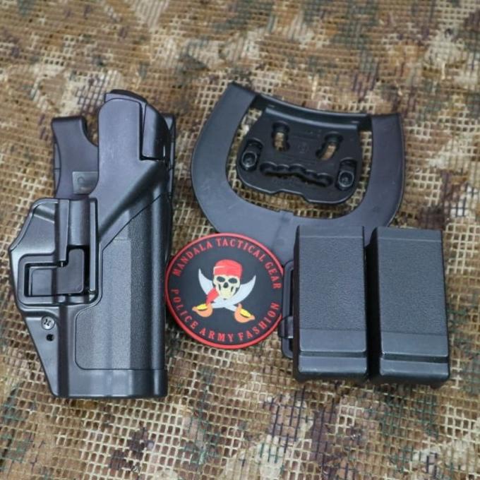 Holster Mag4 / Holster Pindad Magnum 4 Satu Set Magazine Holster Mag 4