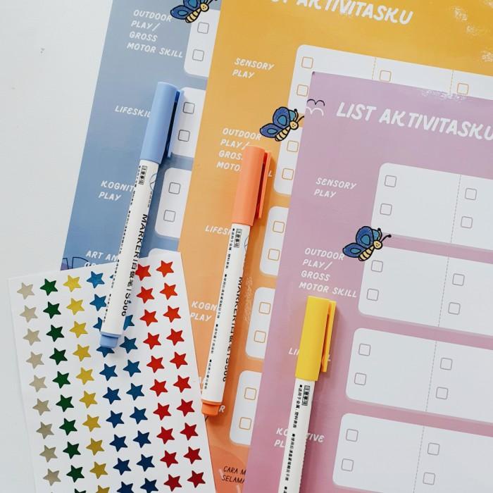 

List Aktivitasku | Planner Aktivitas Main Anak @by.jamika