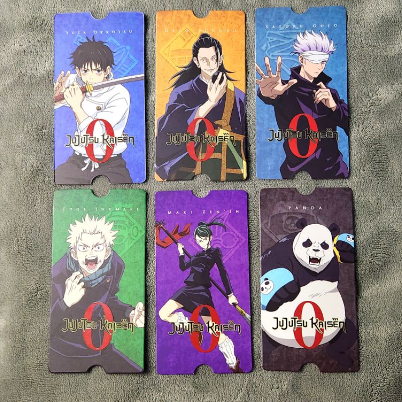 Jujutsu Kaisen 0 - Official Collectible Ticket NO. 3 From CGV Cinema JJK JJK0 Gojo Toge Yuta Panda M