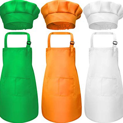 Special Price| Diskon / BestSeller Apron anak dan topi koki chef anak premium