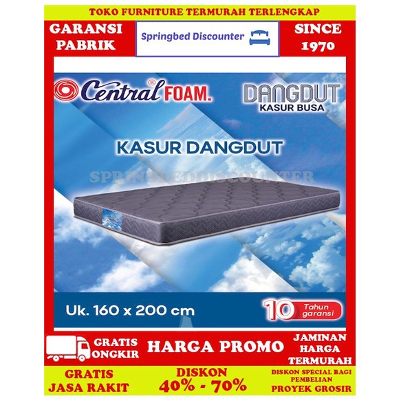 Kasur Busa Matras Central Foam MURAH Dangdut 20 Cm 10Thn 180x200