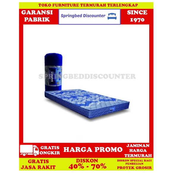 Kasur Lipat Busa Gulung Lantai Travel Bed Bigfoam Premium T20 90x200