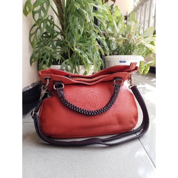 Tas Slingbag Preloved orange Yajna