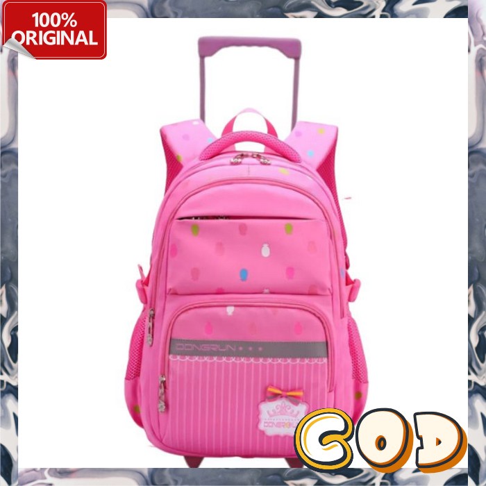 Trolley Anak Backpack Cewek Sklh Tad Ransel Murah Tss Rensel Troli Beckpack Tas Anak Kecil Perempuan