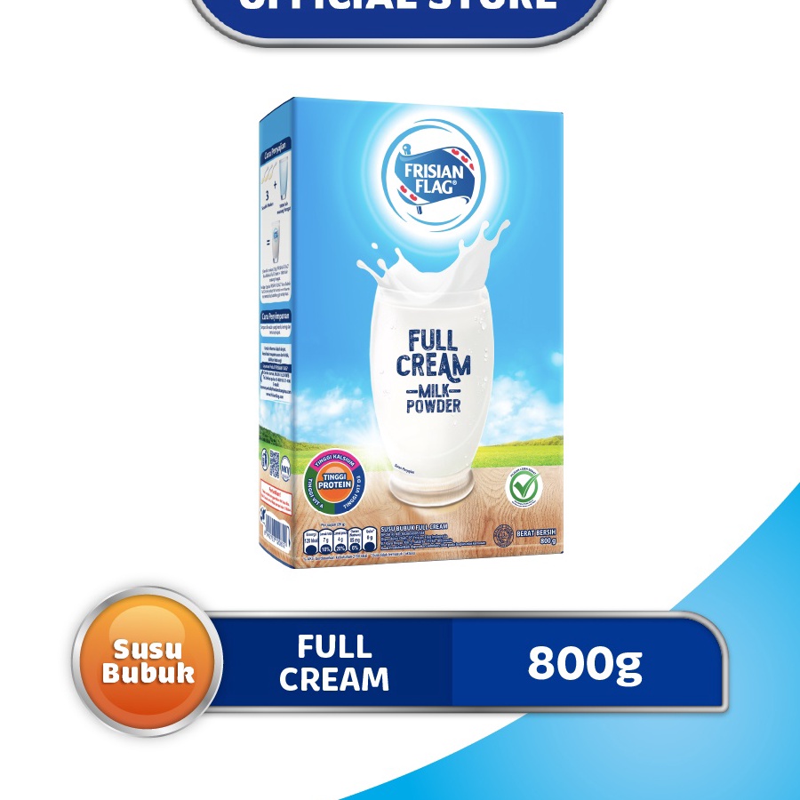 

ORIGINAL% Frisian Flag Fullcream Purefarm 800g