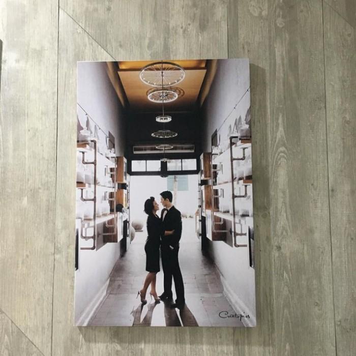 Cetak Foto Kanvas/Canvas Ukuran 12R (30x40 cm) Spanram/Frameless