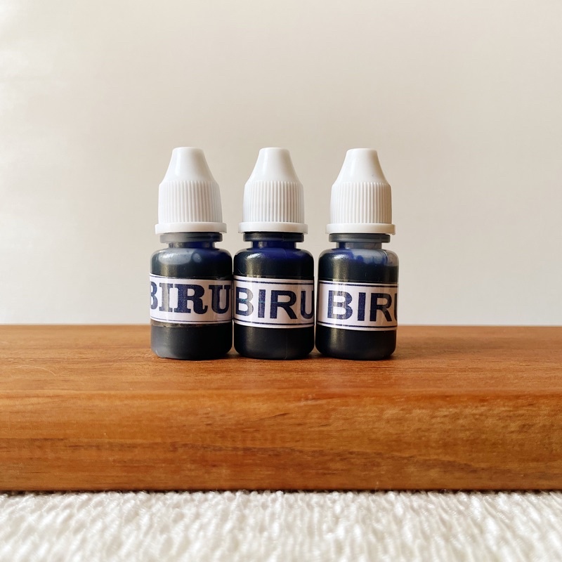 Tinta Stempel Biru