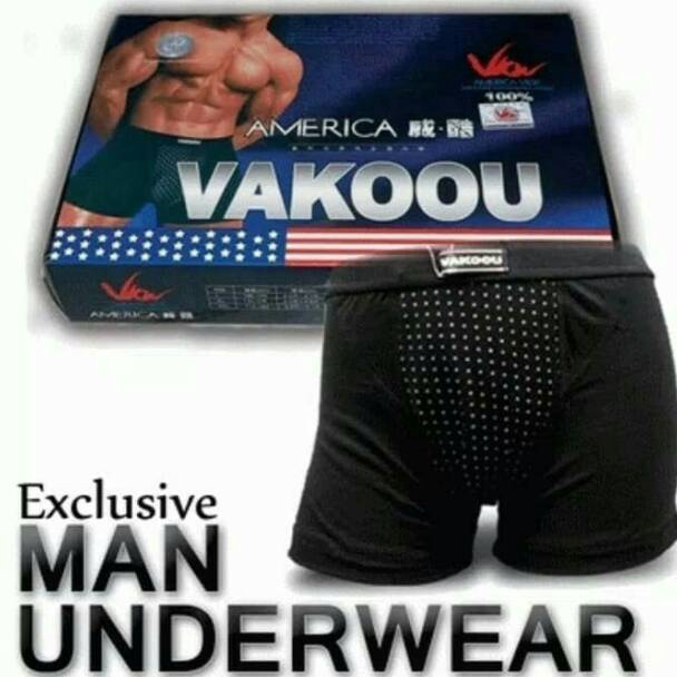 HARGA TERMURAH VAKOOU / VAKOU / CELANA DALAM KESEHATAN PRIA MAN COWOK ORIGINAL VAKOOU