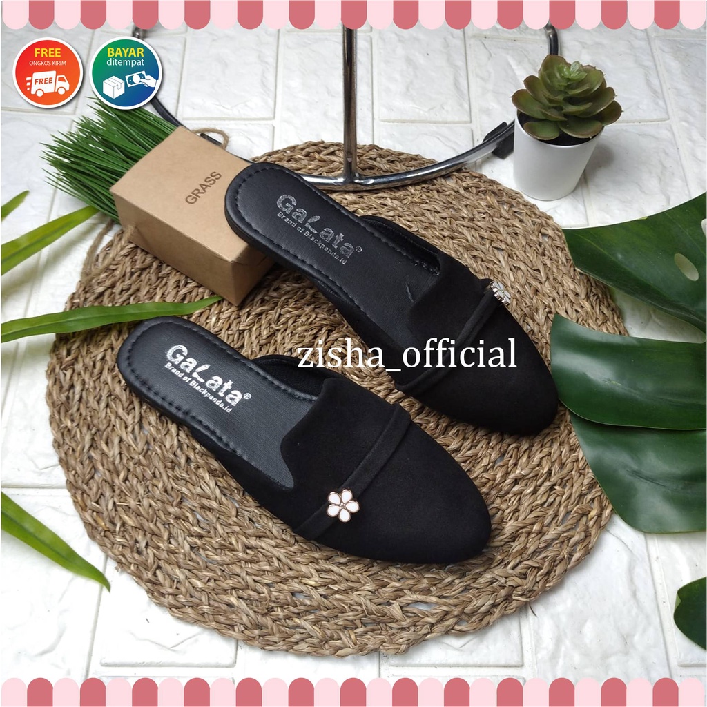 Blackpanda Flat Shoes / Sepatu Black Panda / Sepatu Wanita / Flatshoes Wanita / Black Panda Flona Bustong