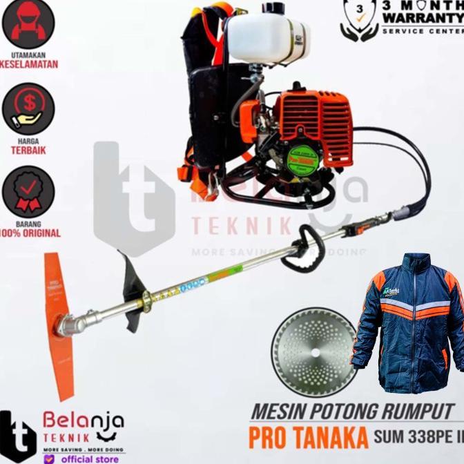 Pro Tanaka Mesin Potong Rumput Pro Sum 338 PE III Brush Cutter SUM338
