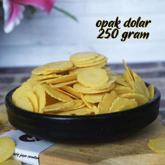 

OPAK DOLAR 250 gram Afif Jaya Cemilan LUB