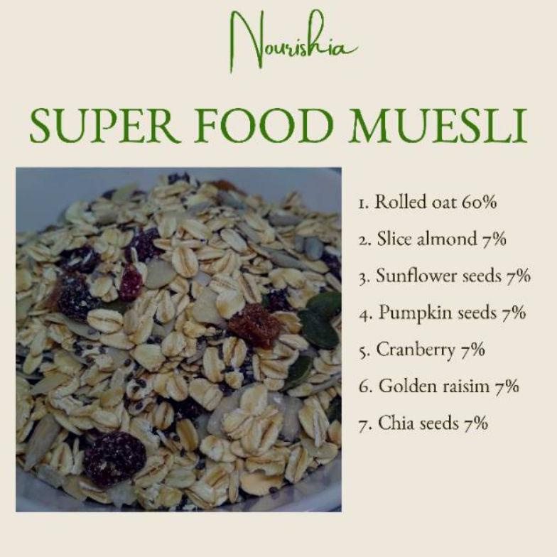

Muesli superfood 500gr Best Seller