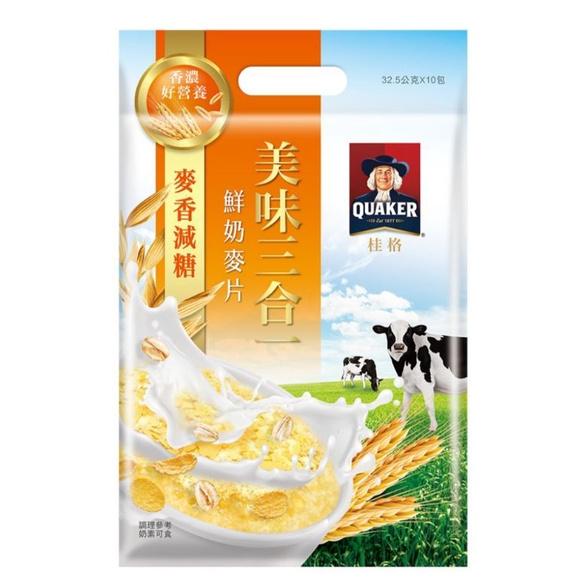 

Quaker Instant Oatmeal 3in1 rasa gandum klasik Best Seller