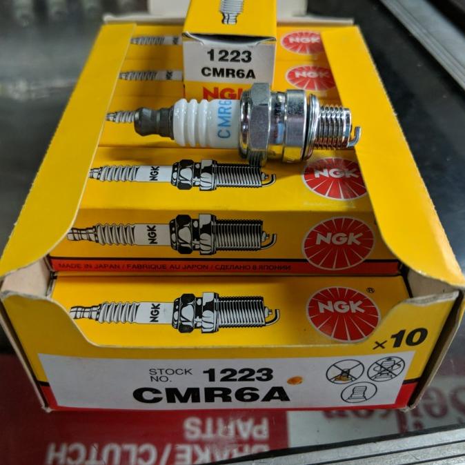 busi ngk cmr6a cmr 6 a busi mesin potong rumput dll original per pcs |Jayastore