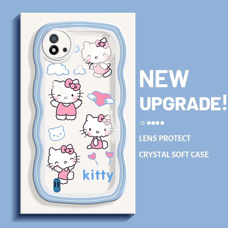 Casing Ponsel untuk Realme C20 C20A C11 2021 C11 2020 Narzo 50i Case pola kreatif warna-warni HP lun