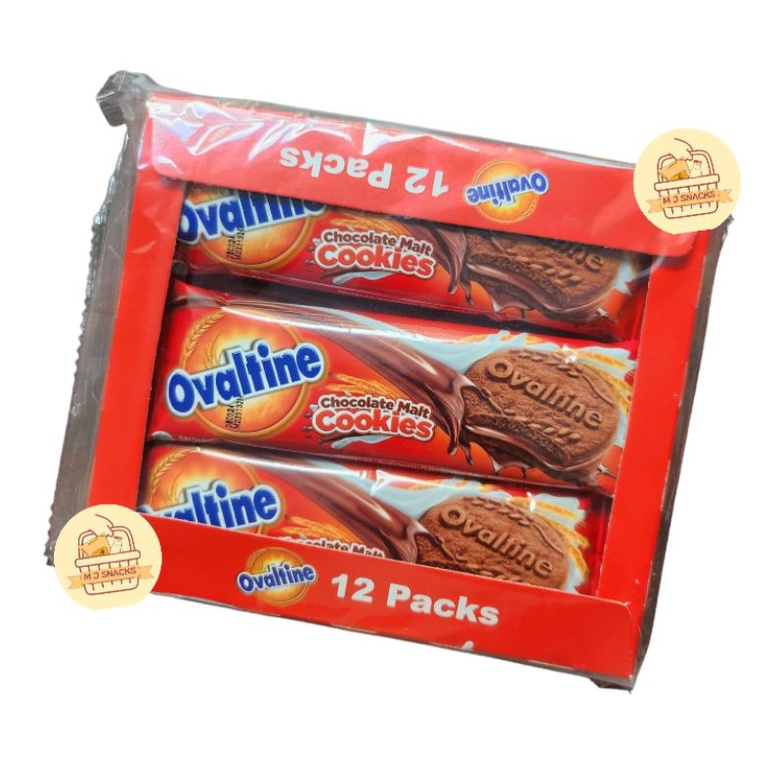 

Ovaltine Malt Sachet 1 Pak isi 12x30gr - Choco Malt Cookies enak