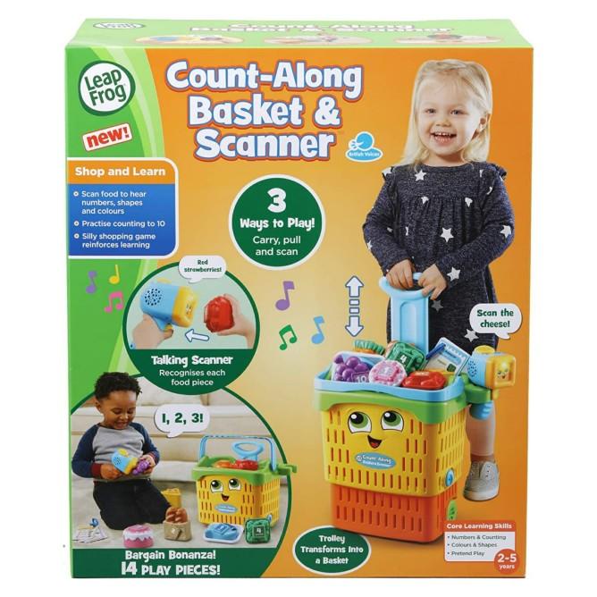 Promo Leapfrog Count Along Basket & Scanner Terlaris