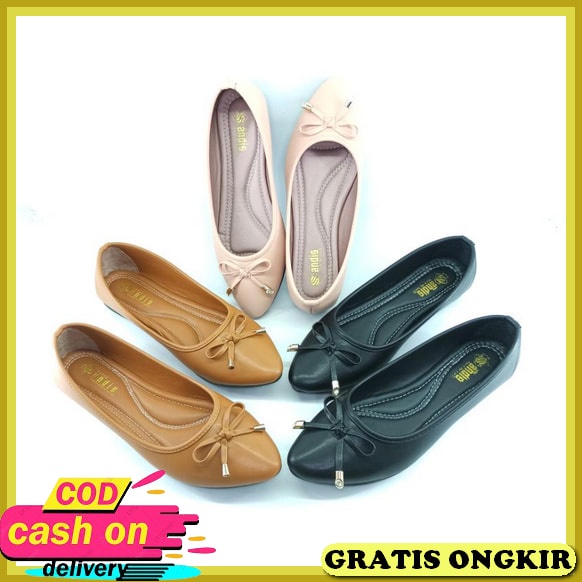 Flatshoes Wanita Import Korea Murah Sepatu Balet Flat Shoes Kekinian D Sepatu Flat Shoes Wanita An