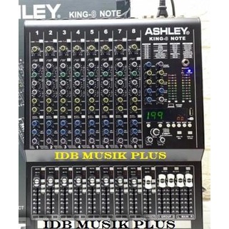Terlaris Mixer 8 Channel Ashley King8 Note King 8 Note Original Ashley
