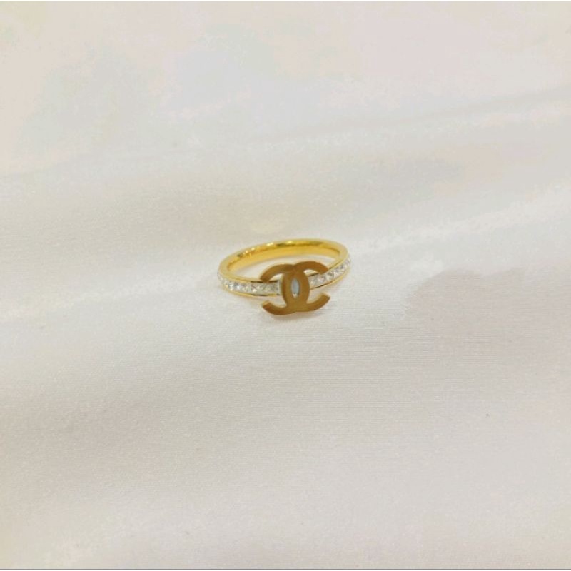 Cincin chanel Titanium stainles steel