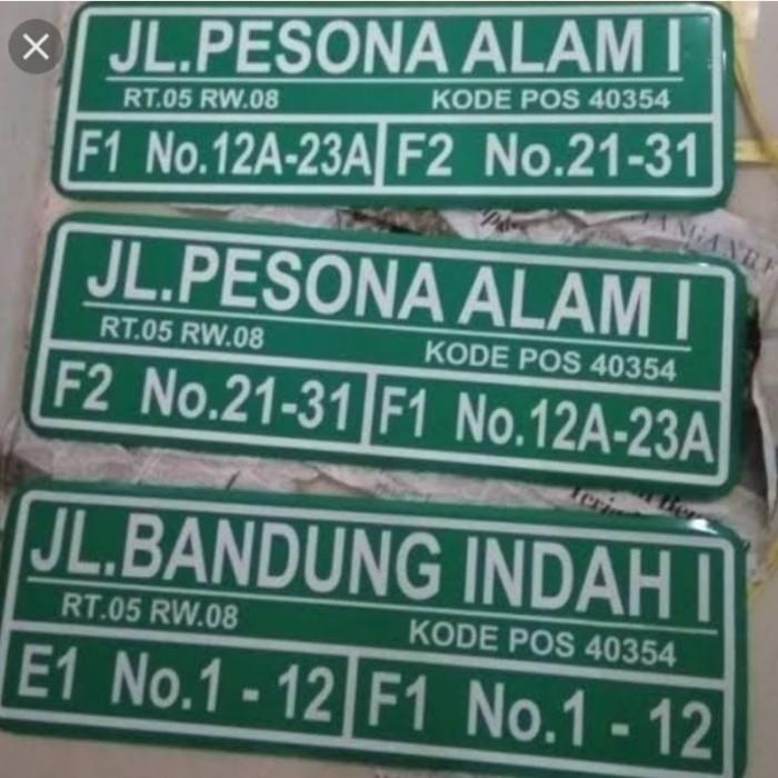 

Terlaris Papan Petunjuk Nama Jalan Perumahan