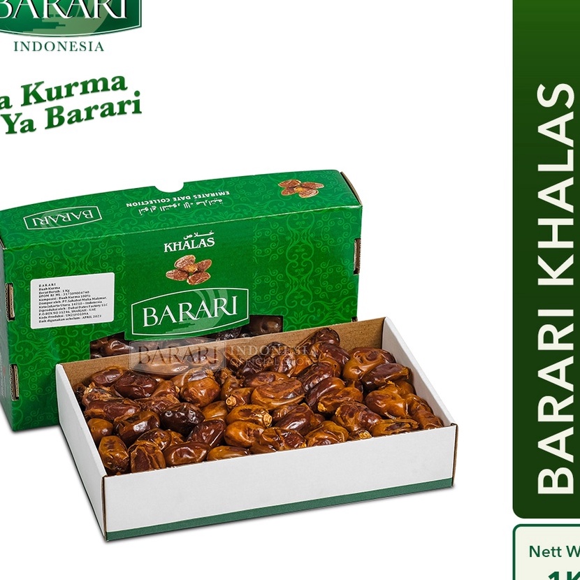 

Termurah ✅ Kurma Barari Khalas Pack 1Kg UAE