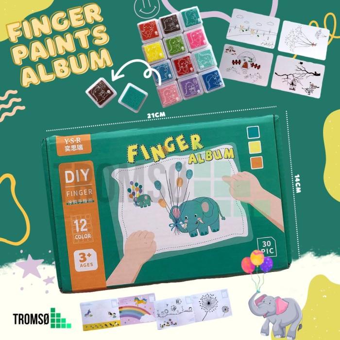 

Best Seller Tromso Diy Kids Finger Paint Album / Art Box Mewarnai Dengan Jari