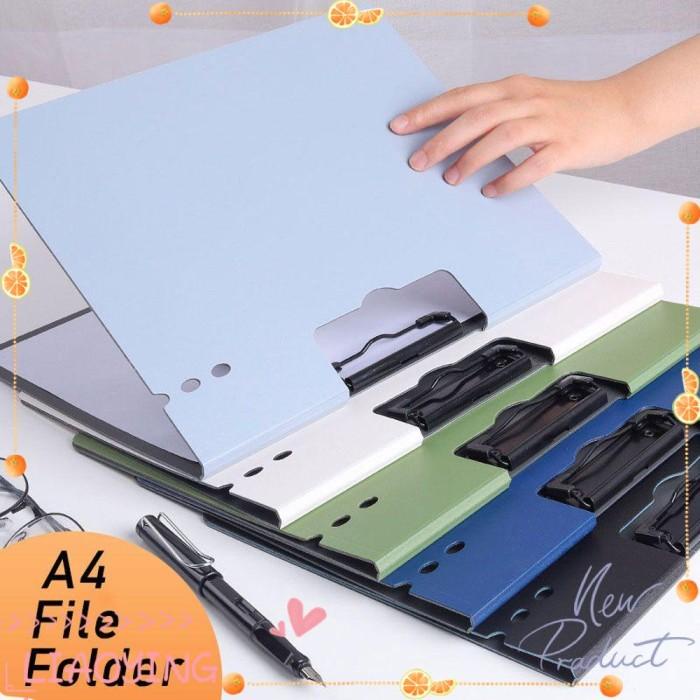 

Terlaris Ly A4 File Folder Warna Solid Plastik Clipboard Memo Klip