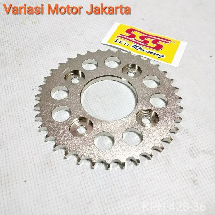 GEAR BELAKANG SSS SUPRA X 125 KHARISMA 428 36-40 REAL