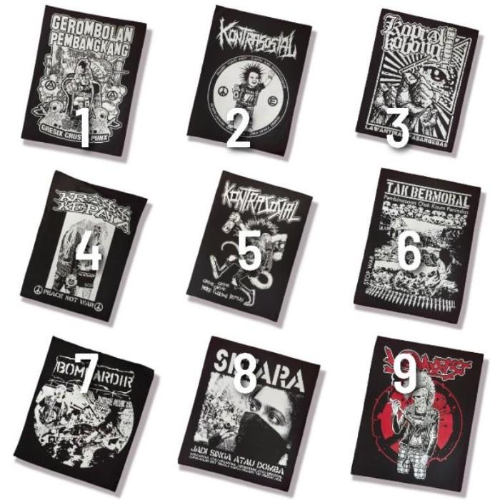 Terlaris Discount Backpatch Punk / Emblem Punggung Punk