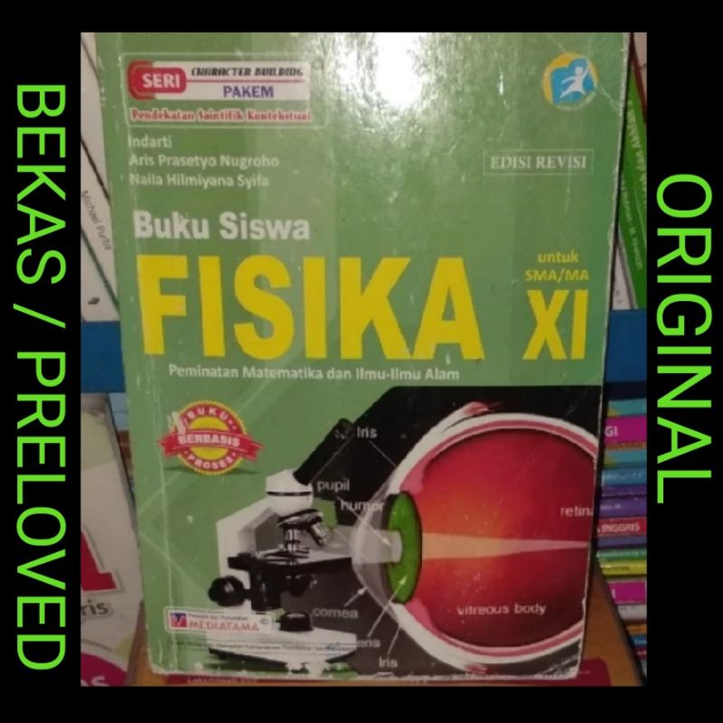 Buku Siswa Fisika kelas 11 XI 2 II SMA Mediatama kurikulum 2013 Peminatan Edisi Revisi Pakem - Sufi 