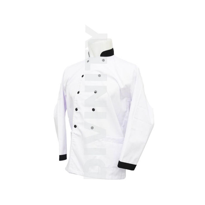 Best Seller Baju Koki Chef  Ukuran Jumbo Tangan Panjang Pria Wanita Ukuran Besar