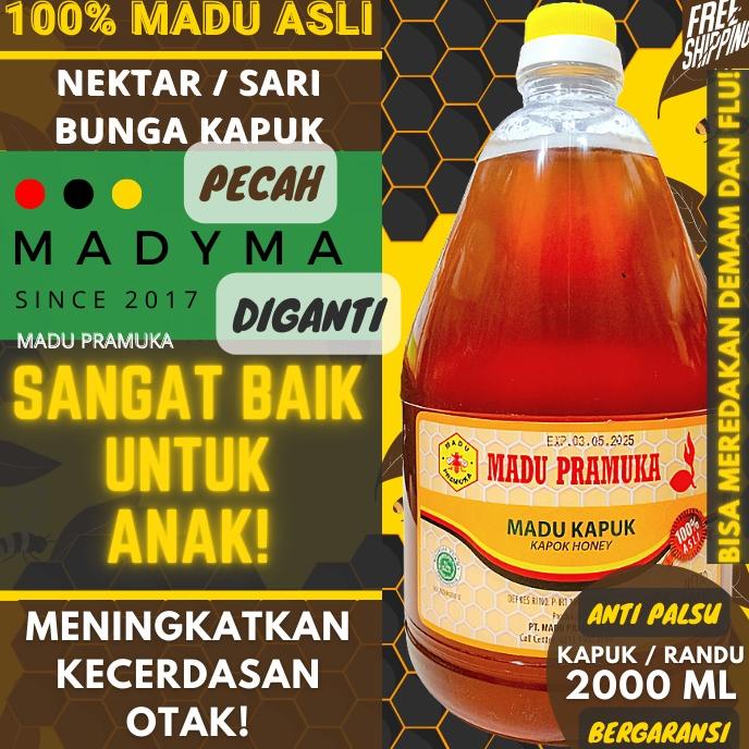 

Madu Pramuka Kapuk Randu Kapok Honey 2000 ml 2 Liter 2L 2000ml Alami Pure Natural Raw Honey Nusantara Kepulauan Indonesia Best Seller