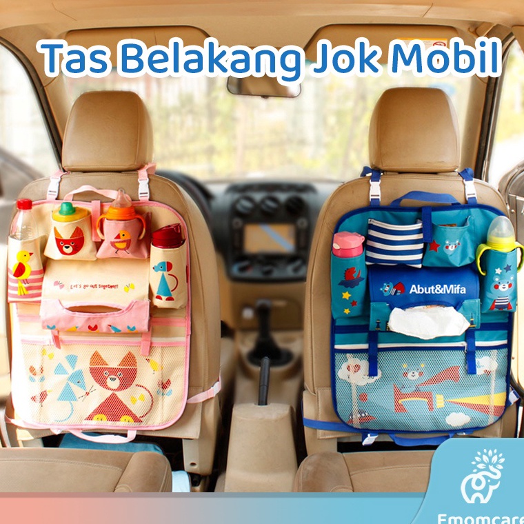 LANGSUNG ATC Tas Belakang Jok Mobil Bayi Car Seat baby Organizer  Multifungsi Character tas gantung 