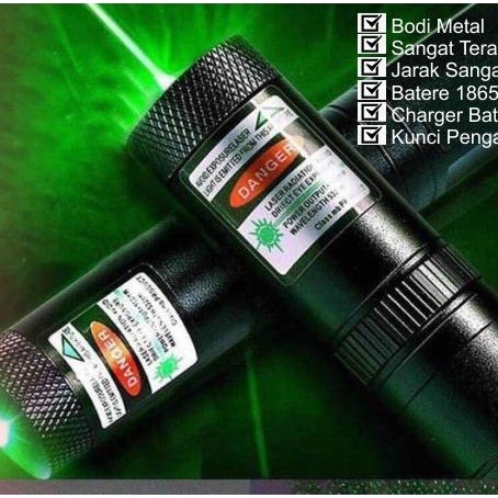 Laser Hijau J Jauh Green Laser Pointer Lampu Laser Hijau Senter