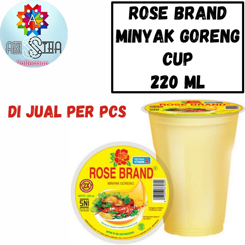 

Minyak Goreng Rose Brand Cup 220 ML Cirebon