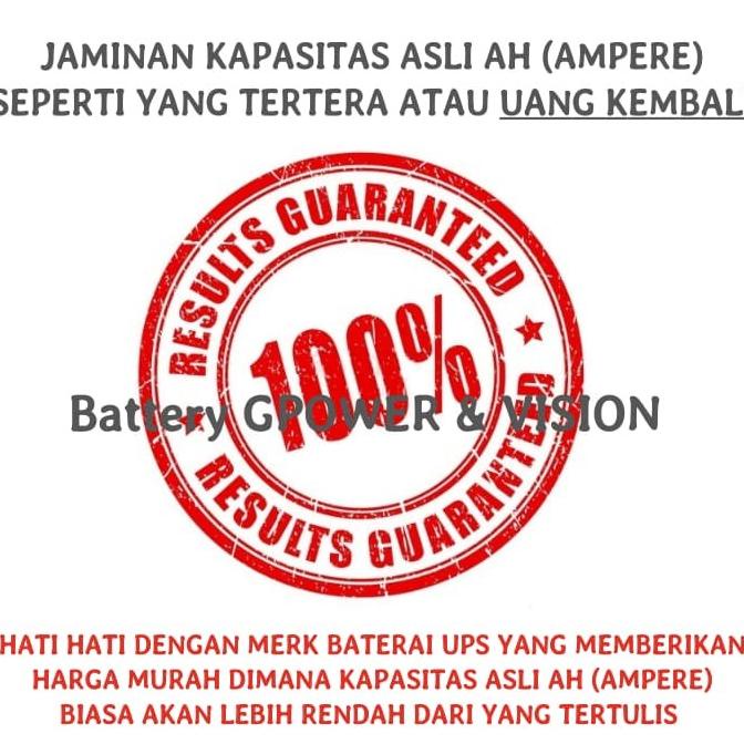 Aki Ups Gpower 12V - 40Ah (Garansi Resmi). Battery Ups / Baterai Ups