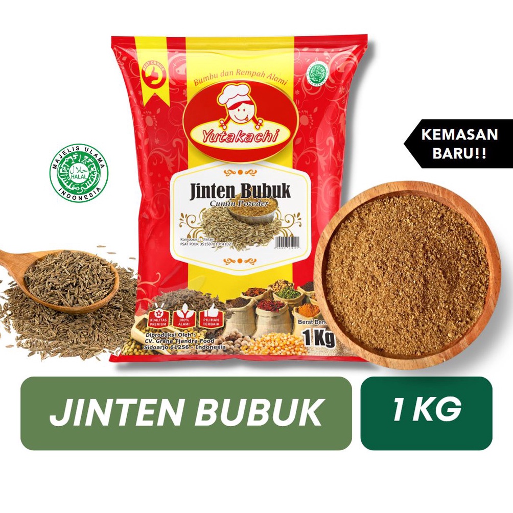 

Stok Banyak.. Jinten Bubuk 1Kg Yutakachi / Jintan Murni / Ground Cumin Seed / Cumin Powder / Bumbu Rempah Bubuk JSR Premium Pusat Bumbu BQ0