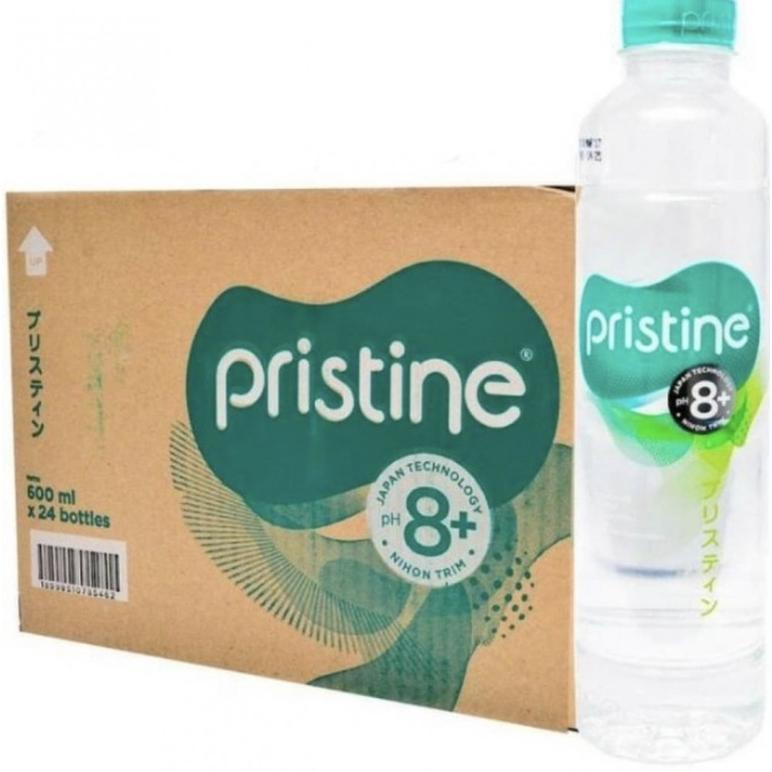 Pristine Ph 8+ 600Ml Air Mineral Botol 1 Dus Best Seller