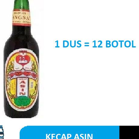 

1 Dus Isi 12 Botol Kecap Asin Cap Hati Angsa 600 Ml