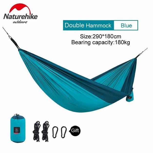 Hammock Naturehike Hammock Double Ayunan Gantung Include Carabiner