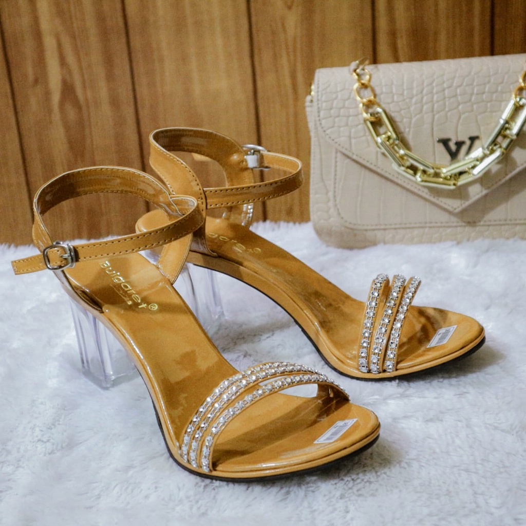 High Heels Andin Wanita Strap Tali Belakang R 89