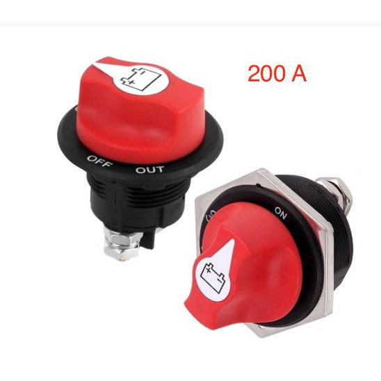 Insulator 100A Sakelar Pemutus Cut Off Baterai Mobil Isolator Pemutus Daya