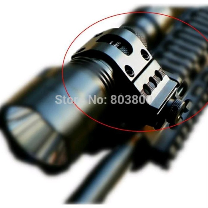 Mounting Senter Senapan Tactical Air Soft Gun 25.4mm