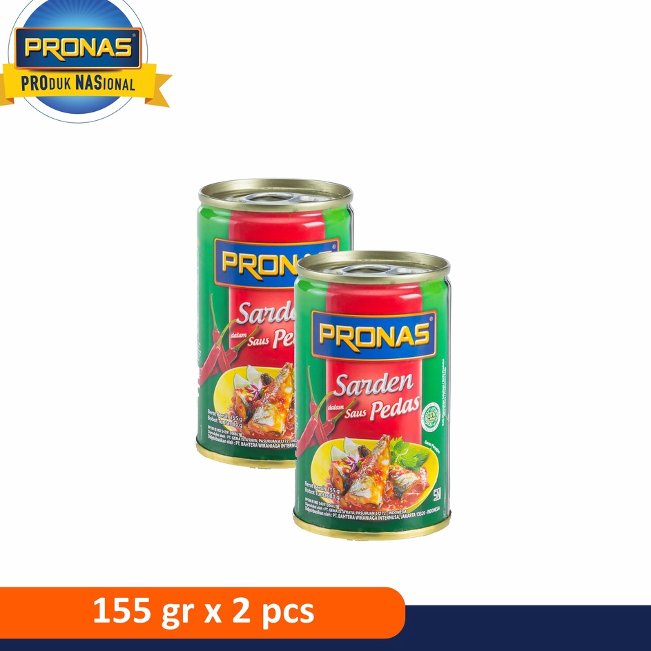 

♠ PRONAS Sarden Chili 155 g Bundling 2 pcs