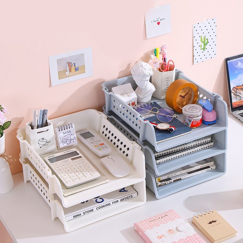 

Murah Starlight Rak Meja Tempat File Susun Dokumen Kantor Rak Berkas Stationery Rak Baju Kamar Mandi Rak Kosmetik File Organizer Rak Meja Serbaguna HSB160 KL6