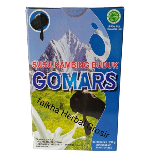 

Ready Stok Gomars Susu Kambing Ettawa kemasan Kotak