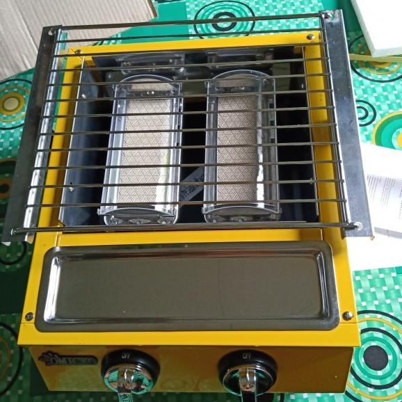 Kompor Pemanggang / Bakar Sosis Omicko 2 Tungku